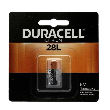 DURACELL 28L Lithium Battery Replacement for 46V 2CR11108, L544, PX28L 28L